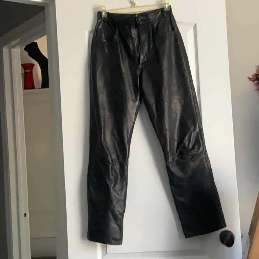 Leather pants